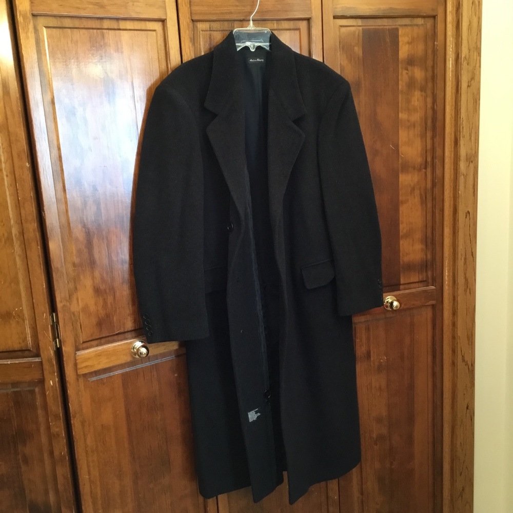 Stanford Executive cashmere blend overcoat, size 40